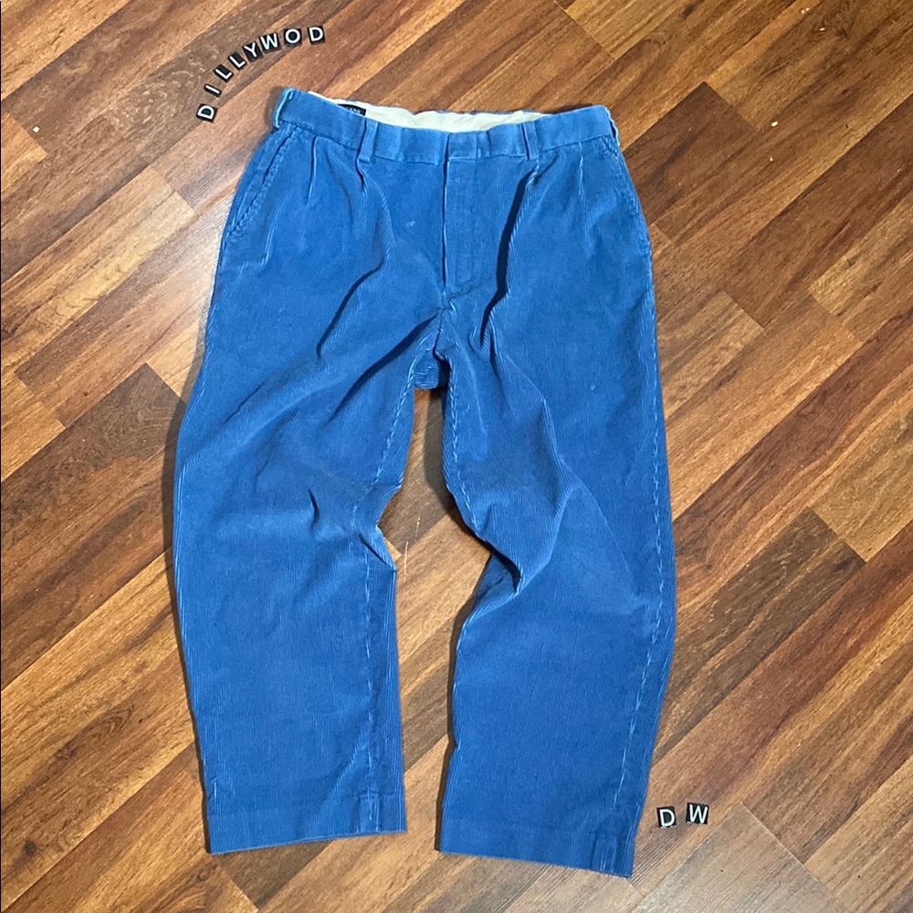 Lands’ End Men's Blue Corduroy Pants